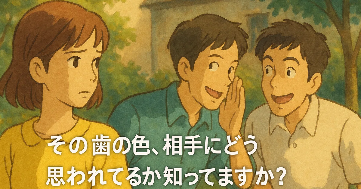 その歯の色、相手にどう思われてるか知ってますか？　あなたの歯がホワイトニングが必要かもしれない5つの兆候