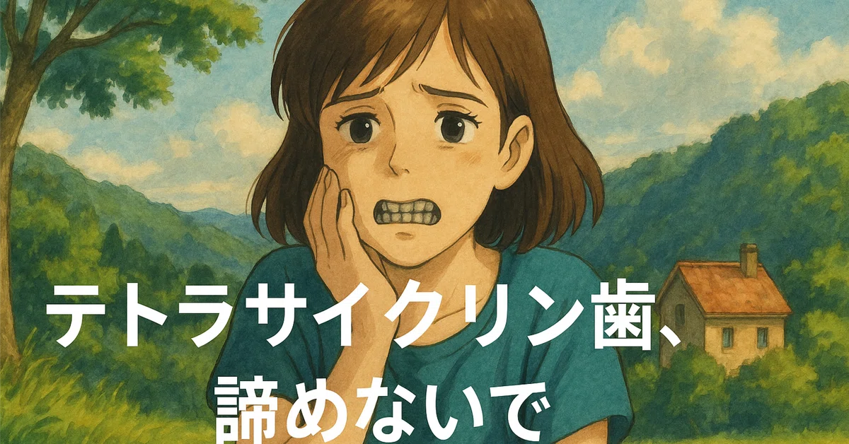 生まれつきの歯の悩みも、もう諦めなくていい― テトラサイクリン歯と向き合うあなたへ ―