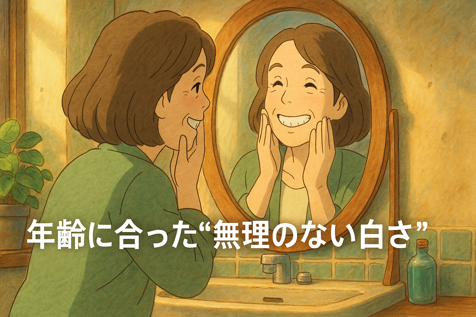 【40代からのホワイトニング】年齢に合った“無理のない白さ”とは？