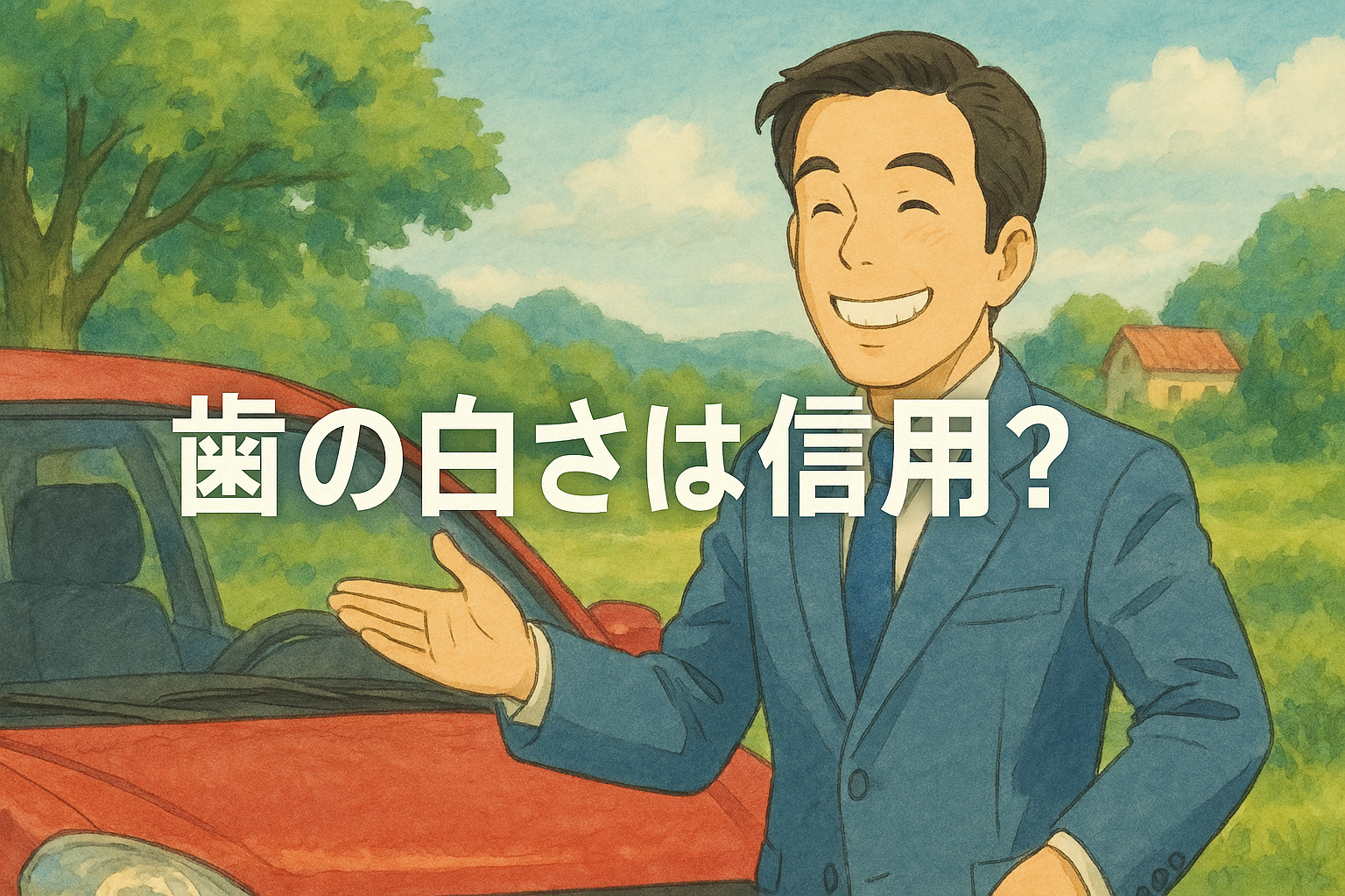 歯の白さは信用？営業マンが選ぶ“勝負ホワイトニング”