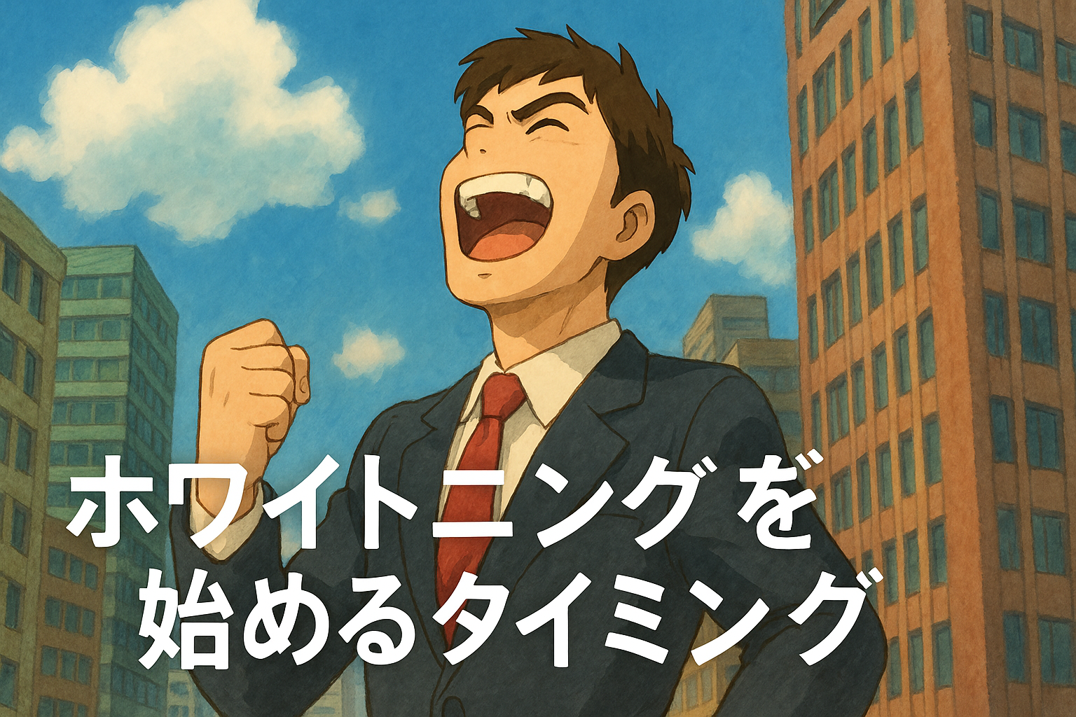 【男性がホワイトニングを始めるベストタイミングとは？】